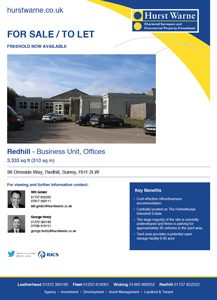 Redhill Ormside Way Business Unit